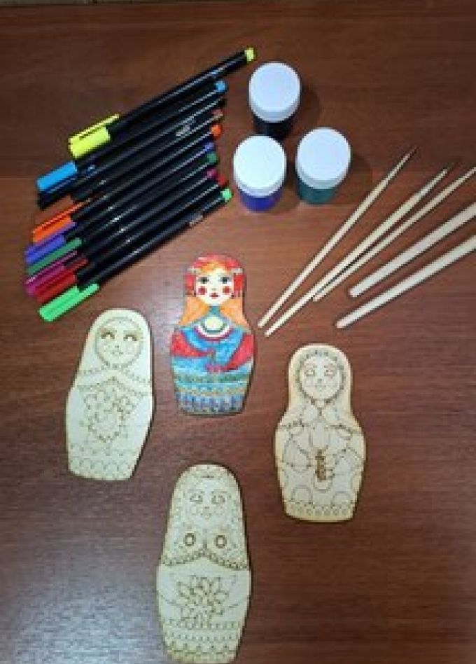 Роспись матрёшки. Мастер-класс