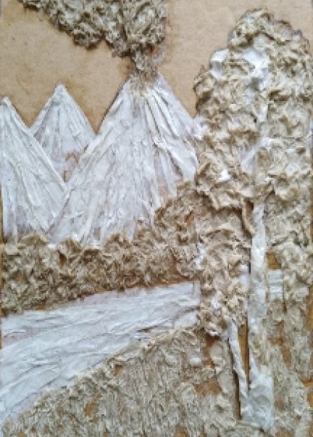 Картина папье-маше. Мастер-класс