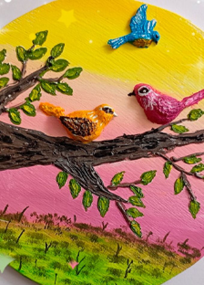 Рельеф красок. Мастер-класс