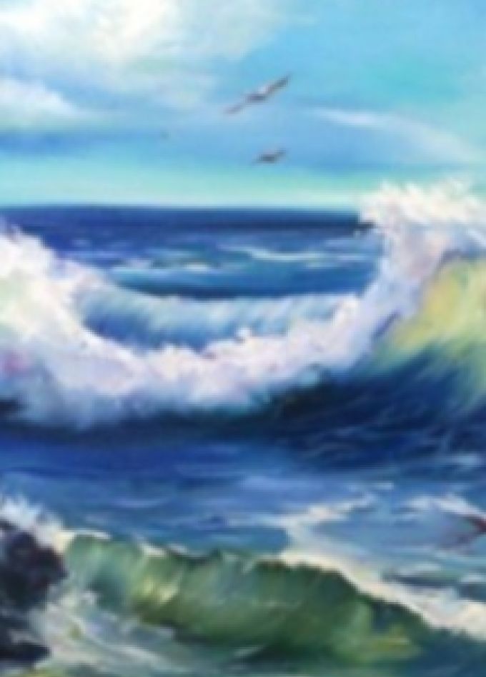 Морской пейзаж. Декорирование. Мастер-класс