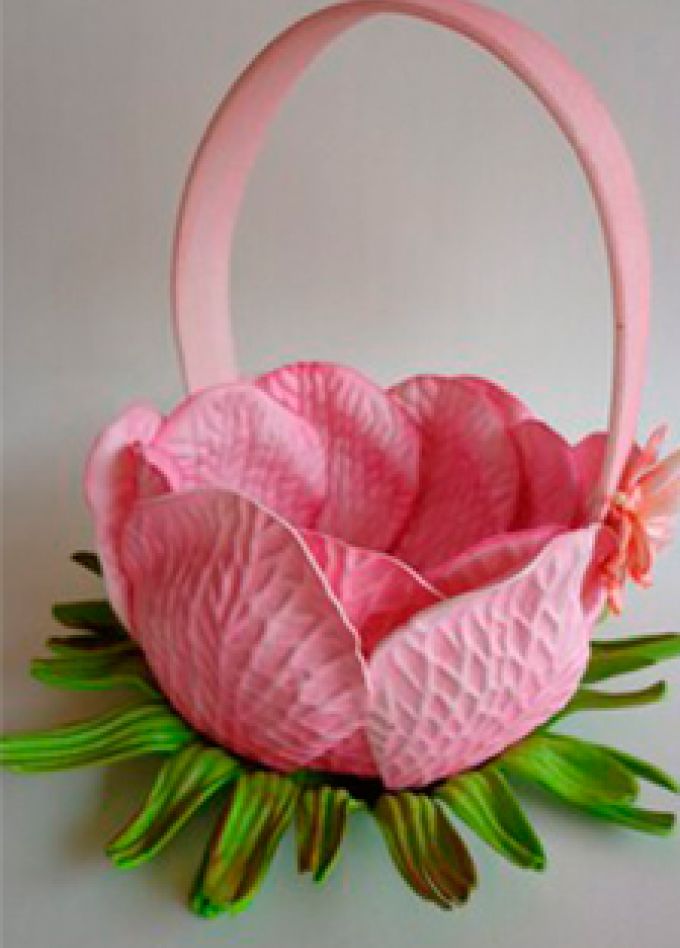 Корзинка из фоамирана. Мастер-класс